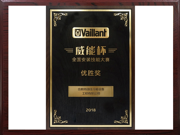 威能杯优胜奖